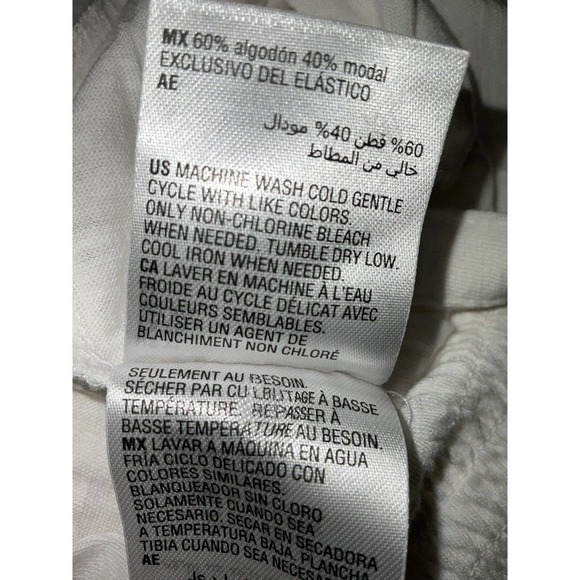 Style & Co Women's Smocked Cotton Blend Knit Top Cream Medium NWT - Picture 5 of 7